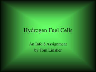 Hydrogen Fuel Cells