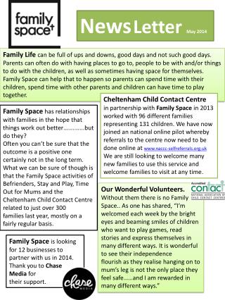 News Letter May 2014