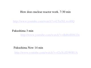 How does nuclear reactor work. 7:30 min