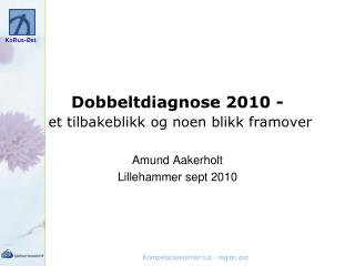 Dobbeltdiagnose 2010 - et tilbakeblikk og noen blikk framover