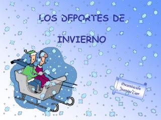 LOS DEPORTES DE INVIERNO