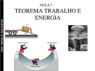 TEOREMA TRABALHO E ENERGIA