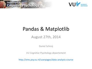 Pandas &amp; Matplotlib