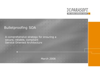 Bulletproofing SOA