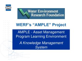 WERF’s “AMPLE” Project
