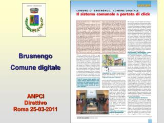 Brusnengo Comune digitale