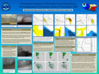 Mark Conder , Todd Lindley, and Gary Skwira – NOAA/National Weather Service, Lubbock, Texas