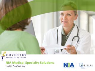 NIA Medical Specialty Solutions