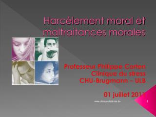 Harcèlement moral et maltraitances morales
