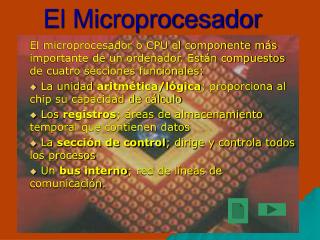 El Microprocesador