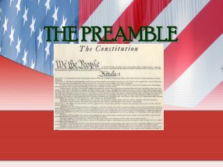 THE PREAMBLE