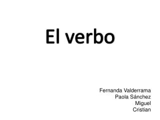 El verbo