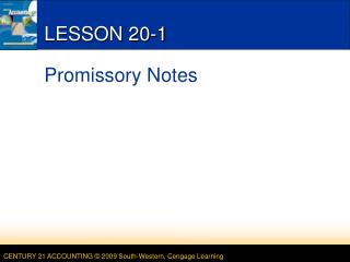 LESSON 20-1