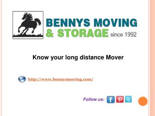 Know your long distance Mover