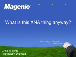 What is this XNA thing anyway?