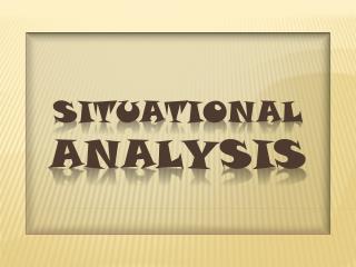 Situational Analysis