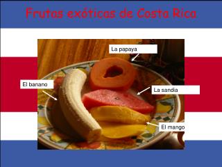 Frutas ex ó ticas de Costa Rica