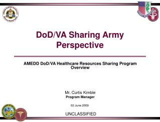DoD/VA Sharing Army Perspective