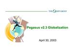 Pegasus v2.3 Globalization