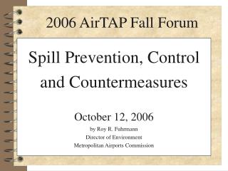 2006 AirTAP Fall Forum