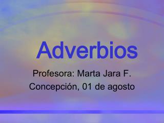 Adverbios