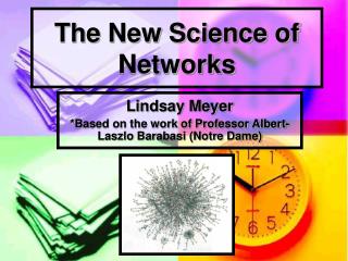 The New Science of Networks