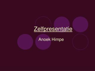 Zelfpresentatie