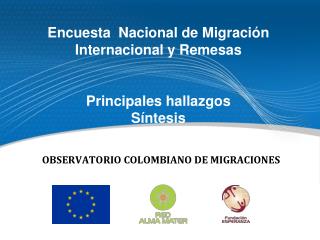 OBSERVATORIO COLOMBIANO DE MIGRACIONES