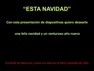 “ESTA NAVIDAD”