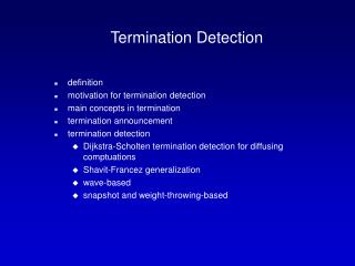 Termination Detection