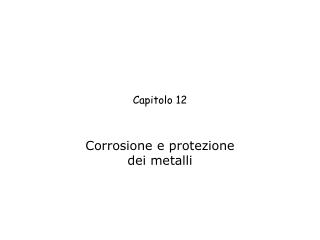 Capitolo 12