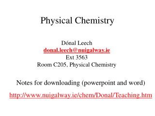 Physical Chemistry