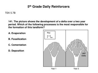 5 th Grade Daily Reinforcers TEK 5.7B