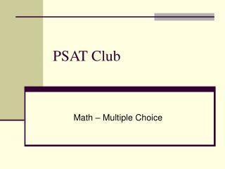 PSAT Club