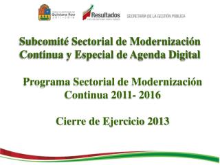 Subcomité Sectorial de Modernización Continua y Especial de Agenda Digital