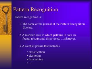 Pattern Recognition