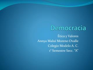 Democracia