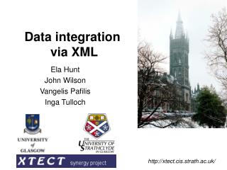 Data integration via XML