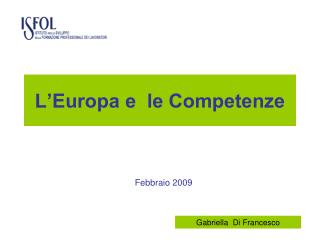 L’Europa e le Competenze