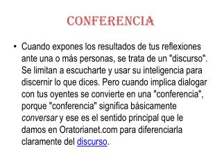 Conferencia