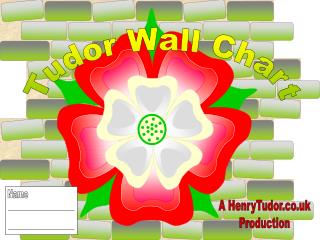 Tudor Wall Chart