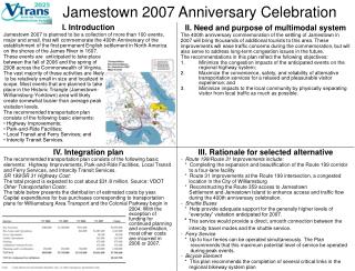 Jamestown 2007 Anniversary Celebration