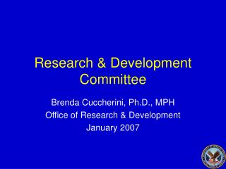 Research &amp; Development Committee