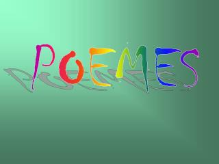 POEMES