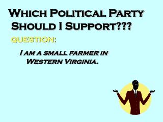 Which Political Party Should I Support???