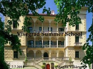 Visegrad Summer School