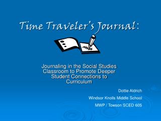 Time Traveler’s Journal :