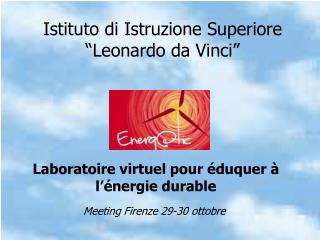 Istituto di Istruzione Superiore “Leonardo da Vinci”