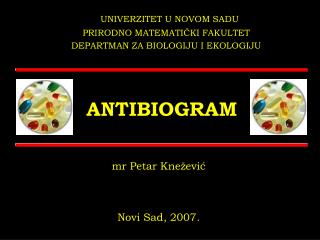 ANTIBIOGRAM