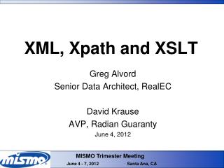 XML, Xpath and XSLT